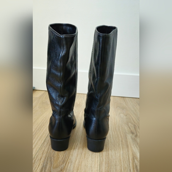 Naturalizer Leather Calf Riding Boots - Picture 2 of 6